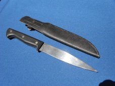 Gerber Balance Plus 5.5" Utility knife & Sheath. 1990's USA Made Stainless Steel Portland Oregon USA