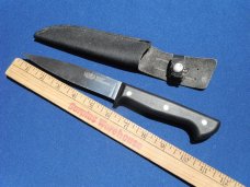 Gerber Balance Plus 5.5" Utility knife & Sheath. 1990's USA Made Stainless Steel Portland Oregon USA