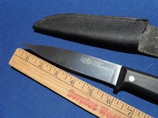 Gerber Balance Plus 5.5" Utility knife & Sheath. 1990's USA Made Stainless Steel Portland Oregon USA