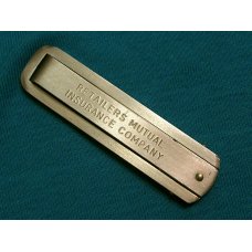 VINTAGE AMBASSADOR USA TRIFOLD POCKET WATCH FOB RAILROAD FOLDING POCKET KNIFE KNIVES OLD AD