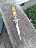  *SOLD Yellow Marble Stilletto