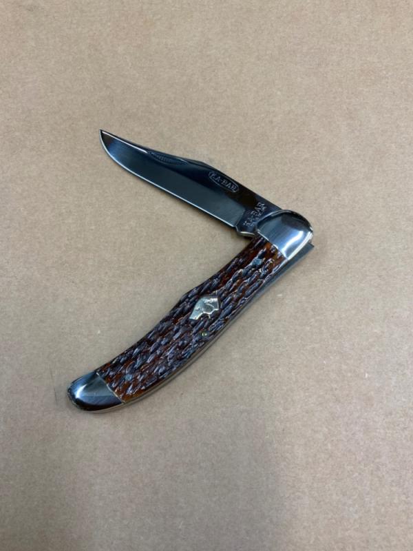 KA-BAR Single Blade DOGSHEAD Folding Hunter 