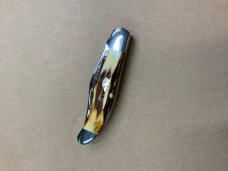 KA-BAR 2  blade Stag DOGSHEAD Folding Hunter 