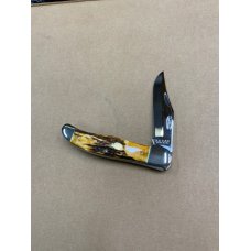 KA-BAR STAG Single Blade DOGSHEAD Folding Hunter