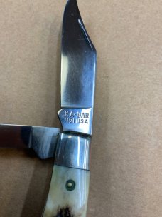 KA-BAR STAG 2 Blade GUN STOCK Folding Hunter