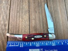 Robeson Mastercraft by Queen Tiny Toothpick Red Bone Stag 1 of 200 