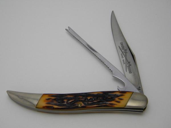 Camillus New York USA Sword Brand #31 Delrin Fish Knife