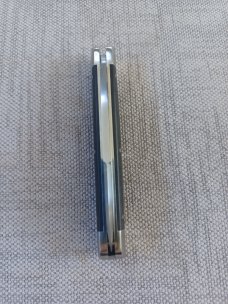 Klassic Kroo African Blackwood..Equal end spear..3.6" Closed..SS bolsters and liners..coa and slip 