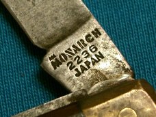 VINTAGE MONARCH 2236 JAPAN FOLDING POCKET JACK KNIFE KNIVES OLD