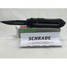 SCHRADE SCHOTF Extreme Survival Black Out The Front OTF Automatic MINT IN BOX Z 47949