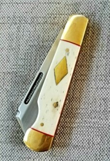 K'roo Giraffe Bone EO Sheepsfoot Jack.3.75..slip..coa...rwl34..filework..liners..spacers...brass 