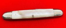 Vintage **RARE** Very Early H BOKER’S IMPROVED CUTLERY Equal End Pen Pearl Pocket Knife 1860-1880s