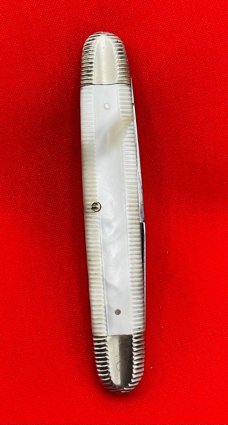 Vintage **RARE** Very Early H BOKER’S IMPROVED CUTLERY Equal End Pen Pearl Pocket Knife 1860-1880s