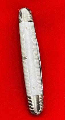 Vintage **RARE** Very Early H BOKER’S IMPROVED CUTLERY Equal End Pen Pearl Pocket Knife 1860-1880s