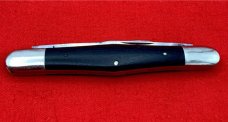 Vintage EMPIRE WINSTED CT 2-Blade Swell Center Pen Folding Pocket Knife c.1856-1930 Ebony