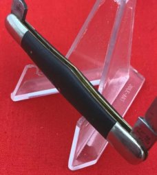 Vintage EMPIRE WINSTED CT 2-Blade Swell Center Pen Folding Pocket Knife c.1856-1930 Ebony