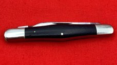 Vintage EMPIRE WINSTED CT 2-Blade Swell Center Pen Folding Pocket Knife c.1856-1930 Ebony