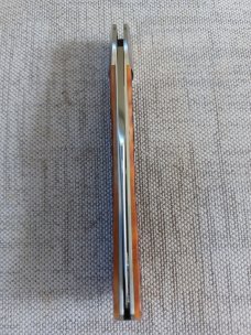 Luke Swenson Jigged bone Trapper. ..4.5" closed..Filework..Cpm154...one of USA'S finest..