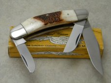 Parker & Son Chattanooga, TN Made in Japan M-103 Bone Stag Sowbelly Knife NIB