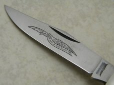 Parker & Son Chattanooga, TN Made in Japan M-103 Bone Stag Sowbelly Knife NIB