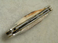 Parker & Son Chattanooga, TN Made in Japan M-103 Bone Stag Sowbelly Knife NIB