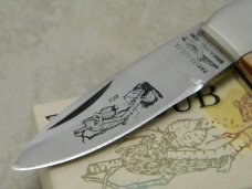 Parker Cut. Co. Surgical Steel Japan Bone Wildlife Series "The Cub" Lockback Knife in Box*