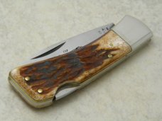 Parker Cut. Co. Surgical Steel Japan Bone Wildlife Series "The Cub" Lockback Knife in Box*