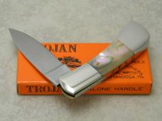 Parker Brothers Chattanooga, TN K-12 Wildlife Series Japan "Trojan" Abalone Knife in Box