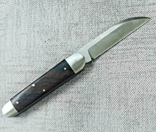 John Travers out of the UK, "Fremont Jack"..Saber ground Sandvik 14C28N with Desert Ironwood, slip