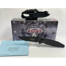 2004 MICROTECH SOCOM ELITE-A Black Tactical Combo Automatic w Pouch MINT IN BOX Z 47960