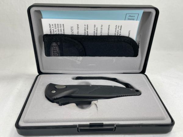 2002 MICROTECH SOCOM ELITE-A Black Combo Automatic w/ Pouch MINT IN BOX (Z 47963) 