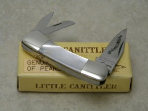 Parker Cut. Co. Japan K-28 Pearl "Big Canittler" Knife in Box