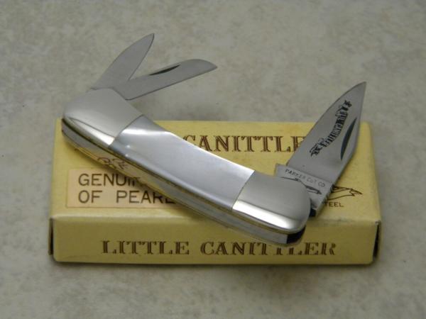 Parker Cut. Co. Japan K-28 Pearl "Big Canittler" Knife in Box
