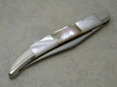 Parker Cut. Co. Japan PK-237 "Saturday Night Special" Abalone Pearl Toothpick Knife in Box