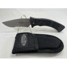 2002 MICROTECH Amphibian-A Black Combo Drop Point Automatic MINT IN POUCH Z 47967