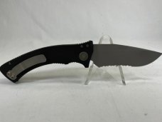 2002 MICROTECH Amphibian-A Black Combo Drop Point Automatic MINT IN POUCH (Z 47967)  