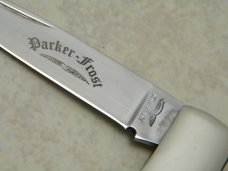 Parker Frost Japan Eagle Brand 755-M Pearl Lockback Knife in Box