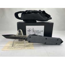 TEMPLAR KNIVES PF-1873 Carbon Fiber Combo Tanto OTF Auto w/ Pouch MINT IN BOX (Z 47971)