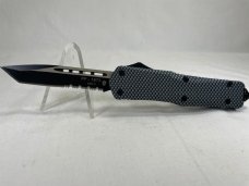 TEMPLAR KNIVES PF-1873 Carbon Fiber Combo Tanto OTF Auto w/ Pouch MINT IN BOX (Z 47971) 
