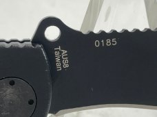 BOKER PLUS 0185 Jim Wagner Reality Based Recurve Drop Point Auto MINT NO BOX (Z 47972)  