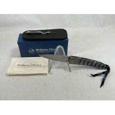 2006 WILLIAM HENRY B10-A110 Blue Topaz Titanium Automatic w/ Pouch MINT IN BOX (Z 47996)