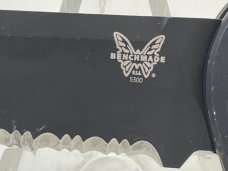 BENCHMADE USA 5300SBK Mel Pardue Design Presidio Black Tanto Axis Lock Auto USED (Z 53382)  