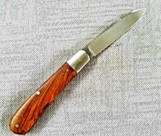 Klassic K'roo Custom Tamboti Zulu Knife,,W/coa and slip  4"...N690..brut de force ...long pull 