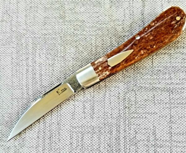 Kroo TBose Swayback Wharnie Jack..Dyed Giraffe bone ...N690..3.6" closed..special filework..coa/slip Kroo TBose Swayback Wharnie Jack..Dyed Giraffe bone ...N690..3.6" closed..special filework..coa/slip