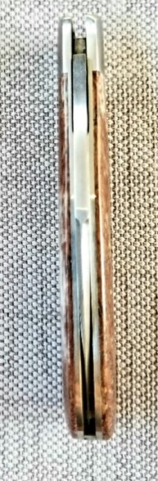 Kroo TBose Swayback Wharnie Jack..Dyed Giraffe bone ...N690..3.6" closed..special filework..coa/slip