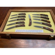 Case XX U.S.A. 10 Dot 1980 Triple Crown 11 Knife Series