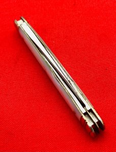 Vintage Rare T Hessenbruch 3-Blade Equal End Splitback Whittler Pocket Knife  c.1873-1906 MOP