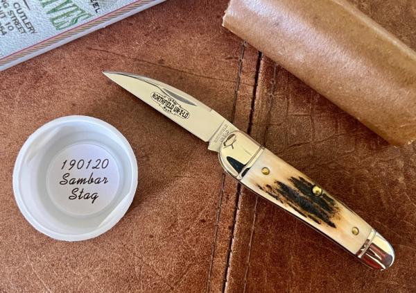 Great Eastern Cutlery Northfield 190120 Little Rattler, Great Sambar Stag Handle, (GEC 19), New Great Eastern Cutlery Northfield 190120 Little Rattler, Great Sambar Stag Handle, (GEC 19), New