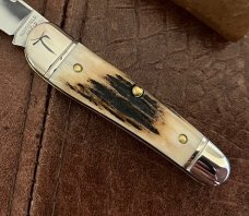 Great Eastern Cutlery Northfield 190120 Little Rattler, Great Sambar Stag Handle, (GEC 19), New 