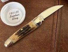 Great Eastern Cutlery Northfield 190120 Little Rattler, Great Sambar Stag Handle, (GEC 19), New 
